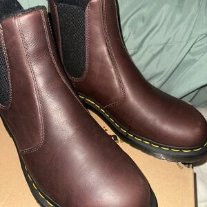 Dr. Martens Brown Leather Chelsea Boots